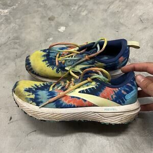 Brooks Womens Revel 6 B Multicolor Tie Dye Running Shoes Sneakers Size 8